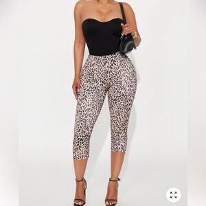 Fashion Nova Animal Print Capris